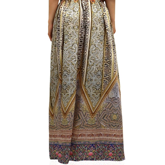 Maxi Satin Kaftan | Designer Kaftans on Sale 70% OFF Caftan Sale - Picture 5 of 5